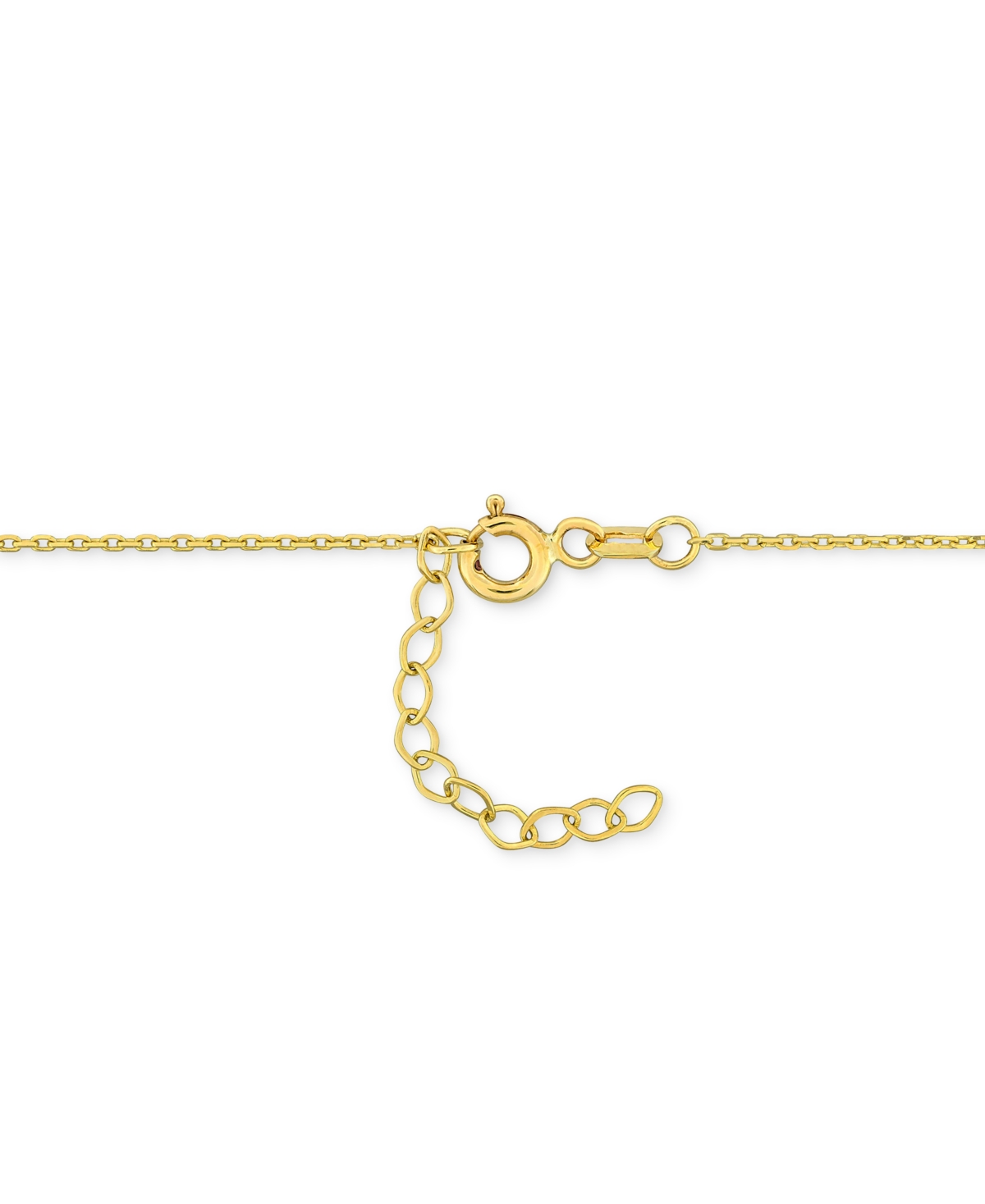 Macy's Sapphire (1-1/4 Ct. T.w.) & Diamond (1/4 Ct. T.w.) Lariat Necklace In 14k Gold, 16-1/2" + 1" Extende In Sapphire