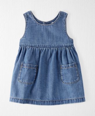 Carter's Baby Girls Organic Cotton Denim Pocket Dress Macy's