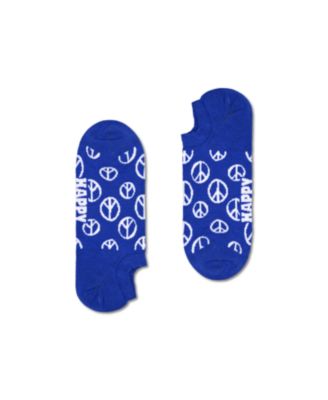 3-Pack Peace No Show Socks