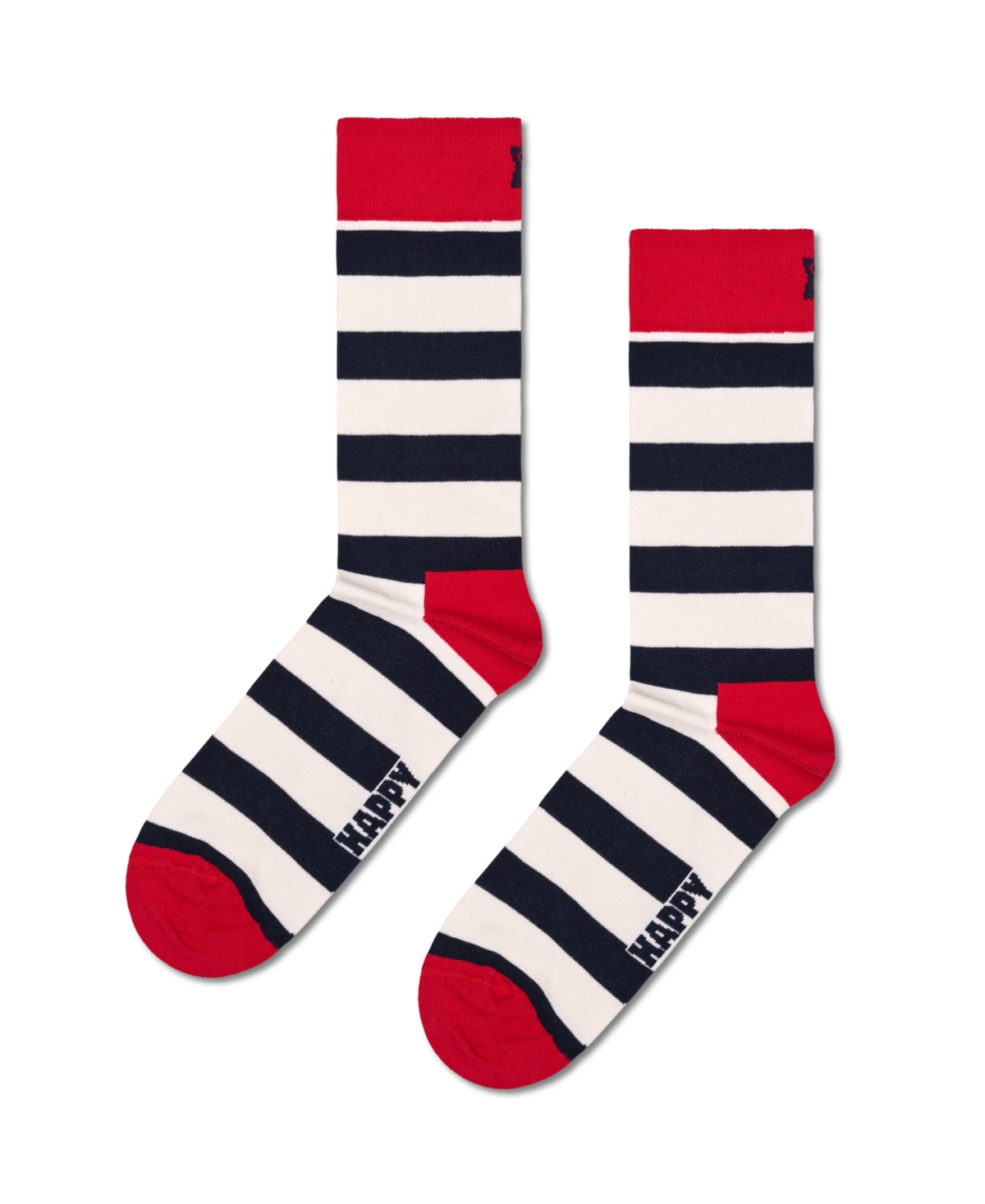 Shop Happy Socks 3-pack Classic Filled Optic Socks In Navy
