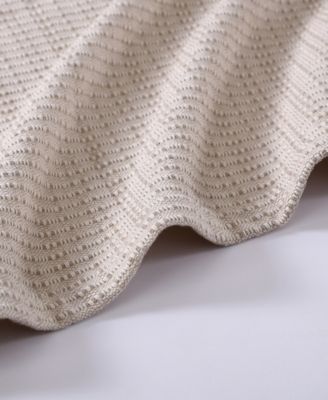 Home Woven Cotton Reversible Blanket, Twin