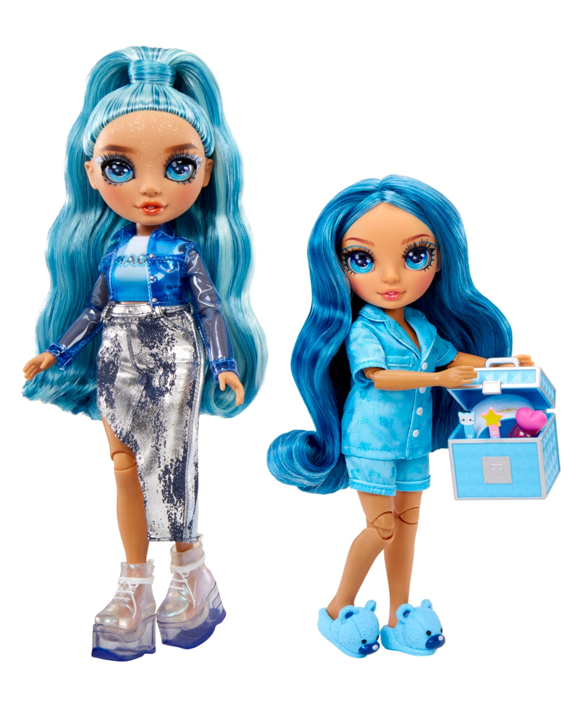 Shop Rainbow High Junior High Pj Party Fashion Doll- Skyler Blue In Multicolor
