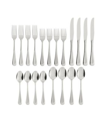 Oneida H291020A Set Di Posate Vertex 20 Pezzi – Acciaio Inossidabile 18/10, Finitura Satinata, Garanzia A Vita