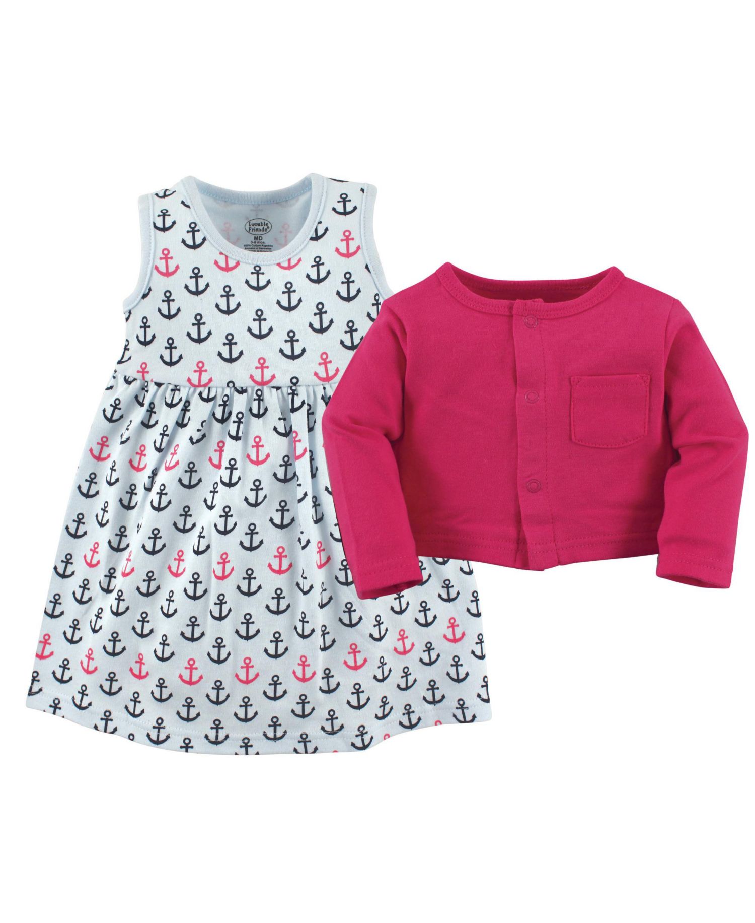 Dress and Cardigan