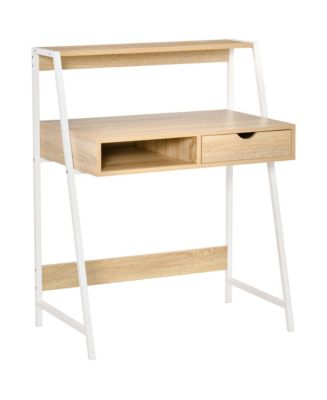 Home Office desk, Computer Desk for Small Spaces, Writing Table with ...