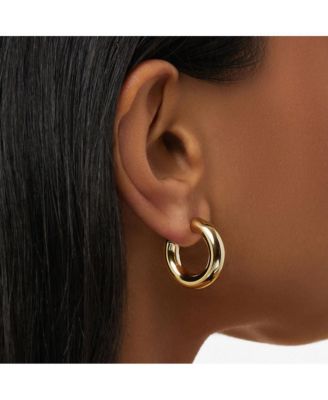 Small Gold Hoop Earrings - Tia Mini