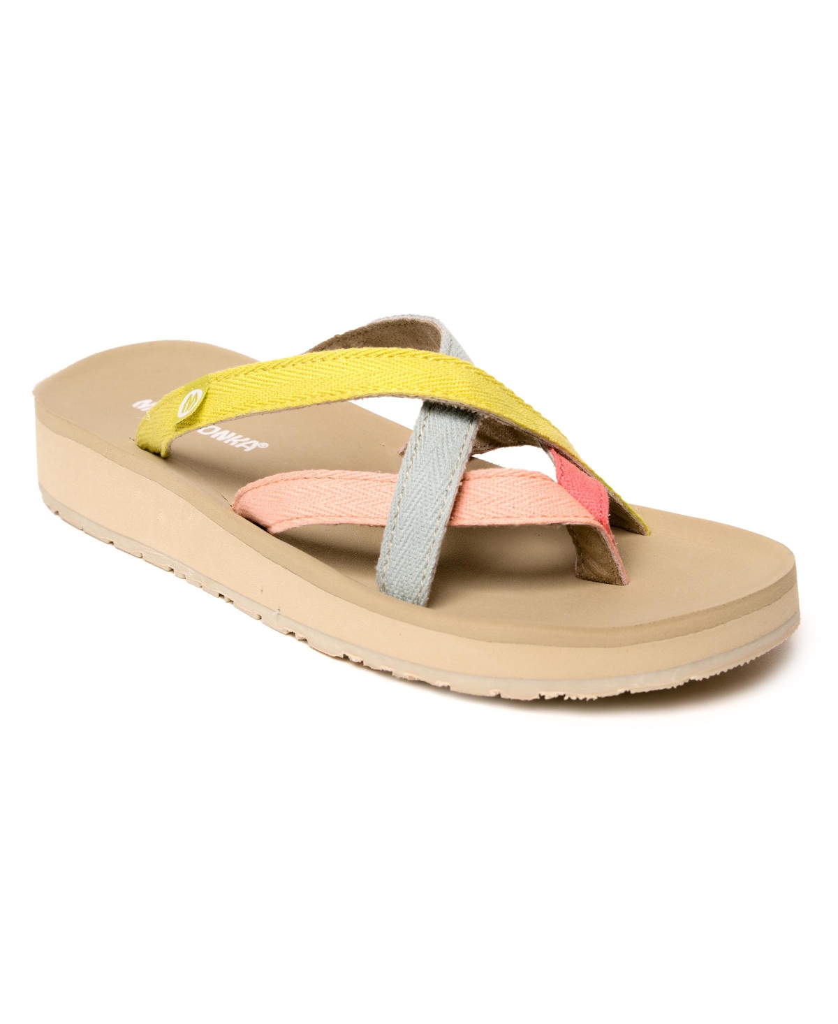 Minnetonka Women's Hanna 2.0 Multi Strap Thong Sandals