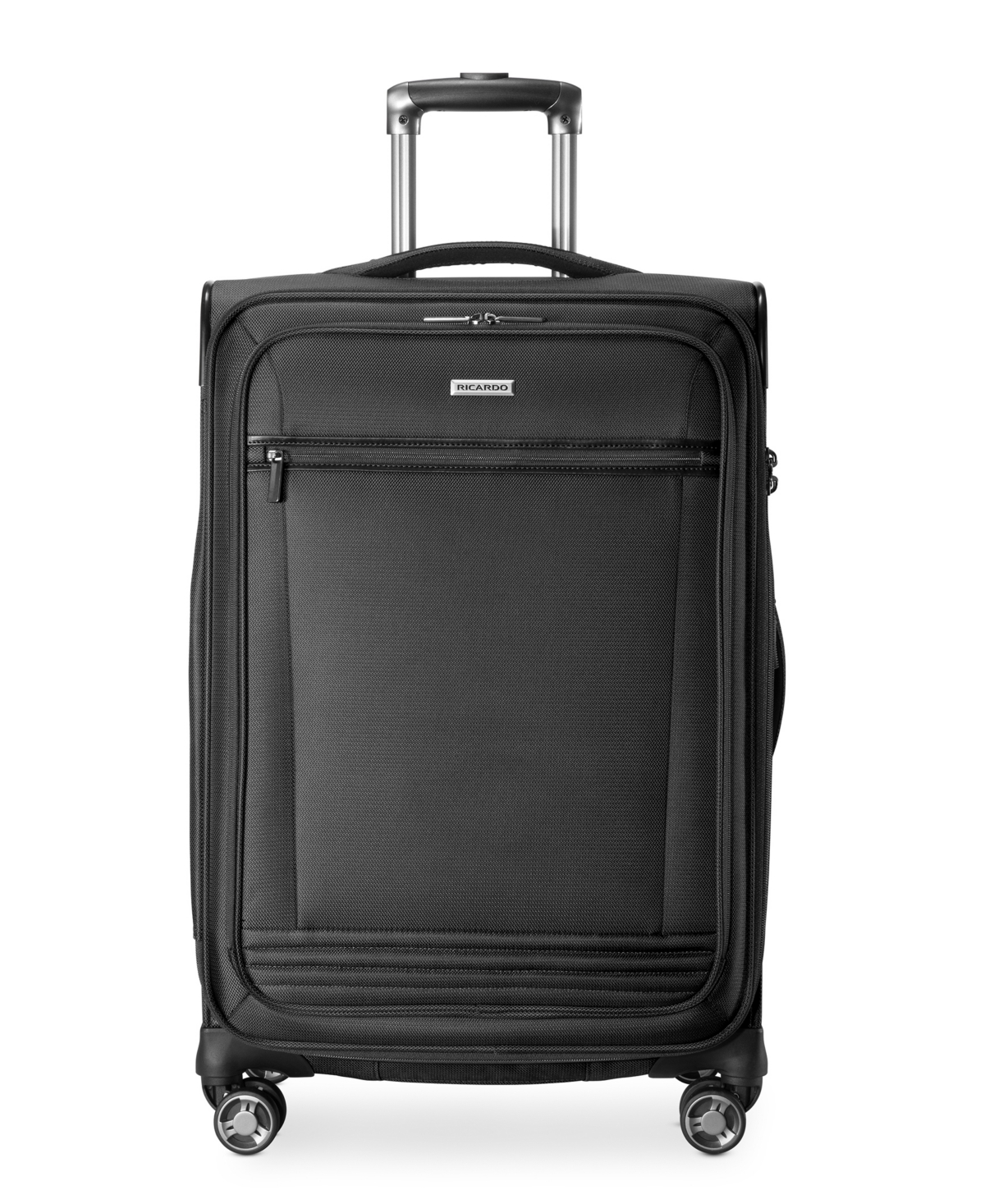 Ricardo Avalon Softside 24" Check-in Spinner Suitcase In Black