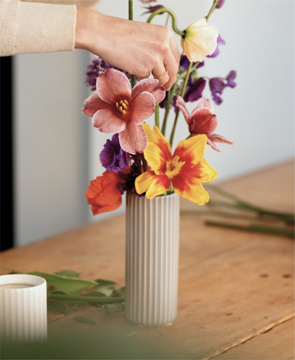 Shop Fable Short Bud Vase In White