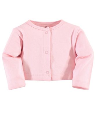 Baby Girls Comfy Natural Cotton Dress & Cardigan Set