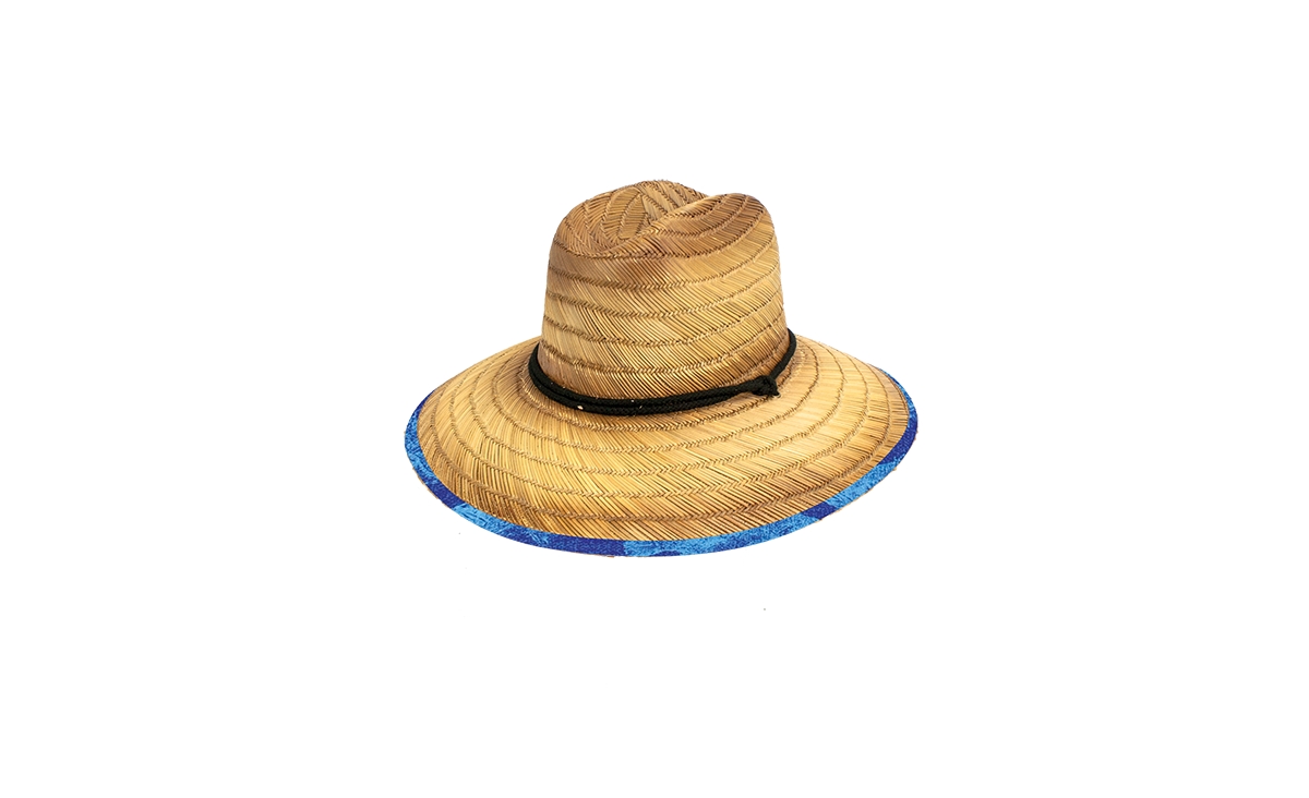 Sea school Straw Lifeguard Hat - Tea stain