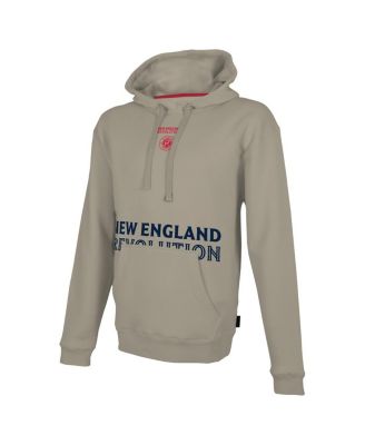 Men's Tan New England Revolution Status Pullover Hoodie