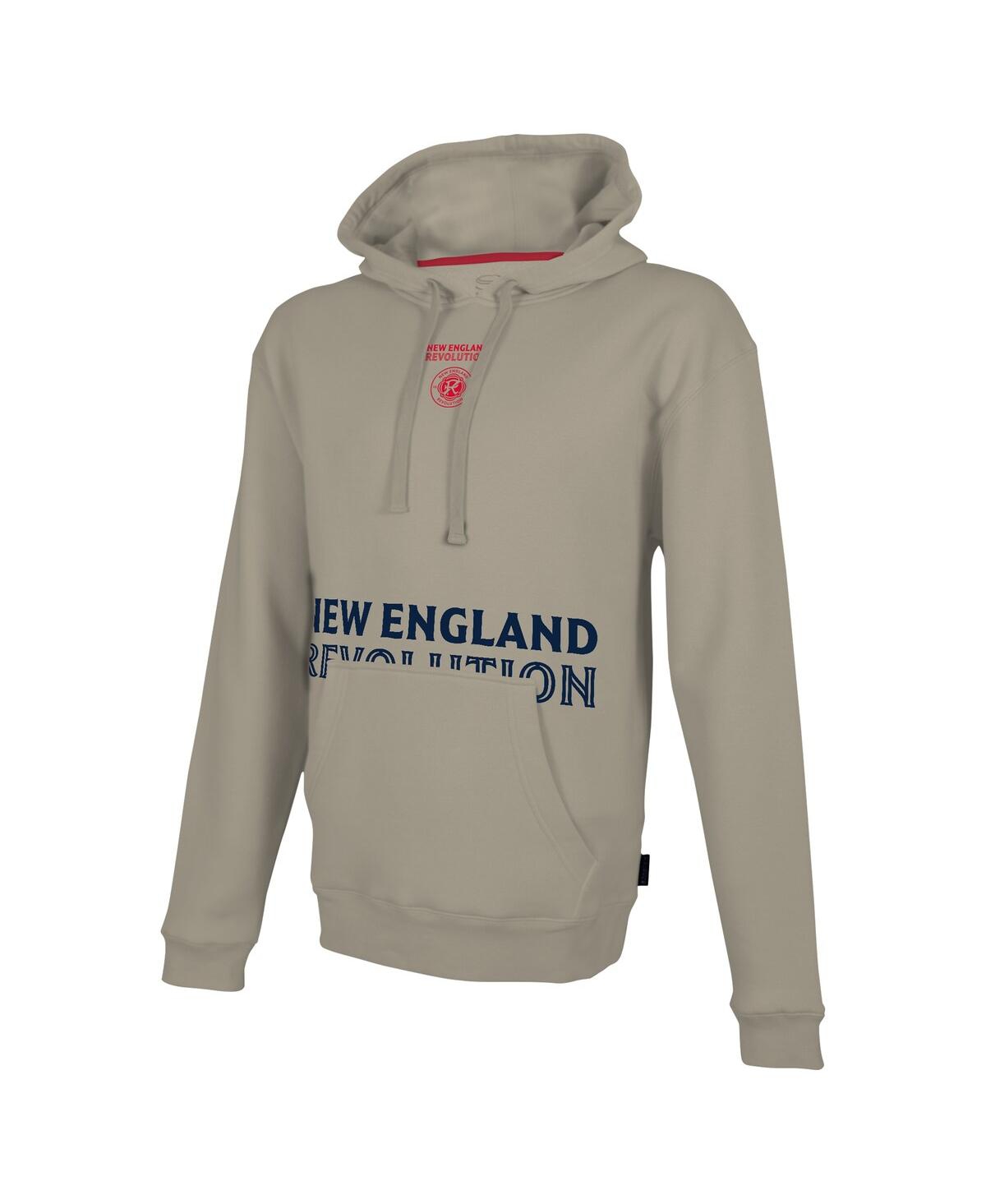 Shop Stadium Essentials Men's  Tan New England Revolution Status Pullover Hoodie