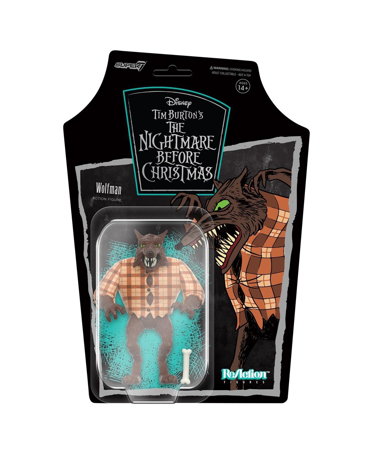 Super 7 Wolfman The Nightmare Before Christmas Reaction Figure In Black