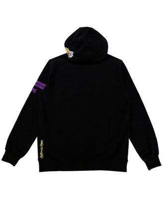 Men's and Women's NBA x Black Los Angeles Lakers Culture & Hoops Heavyweight Pullover Hoodie