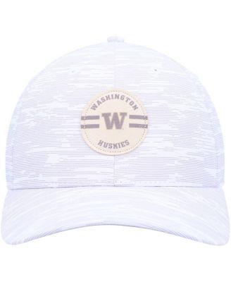 Men's White Washington Huskies Streaker Adjustable Hat