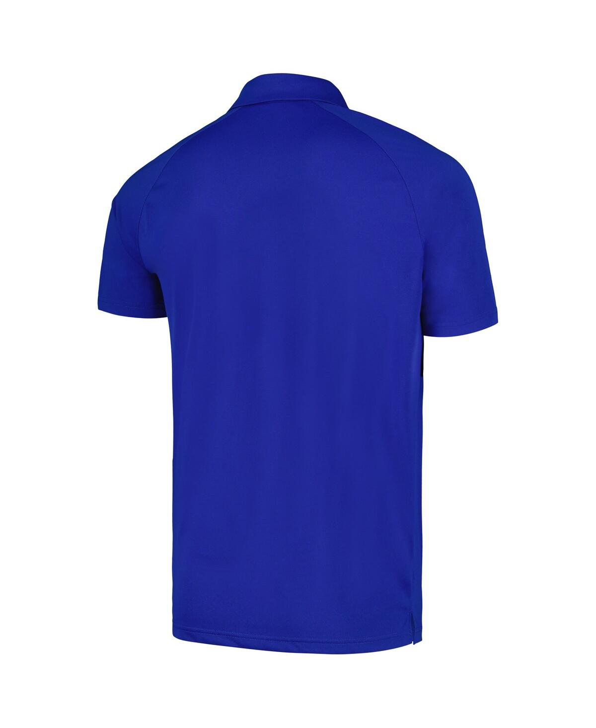 Shop Levelwear Men's  Royal New York Mets Sector Batter Up Raglan Polo Shirt