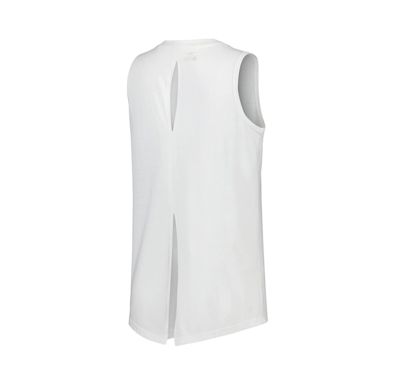 Women's White Los Angeles Lakers Paisley Peekaboo Tank Top