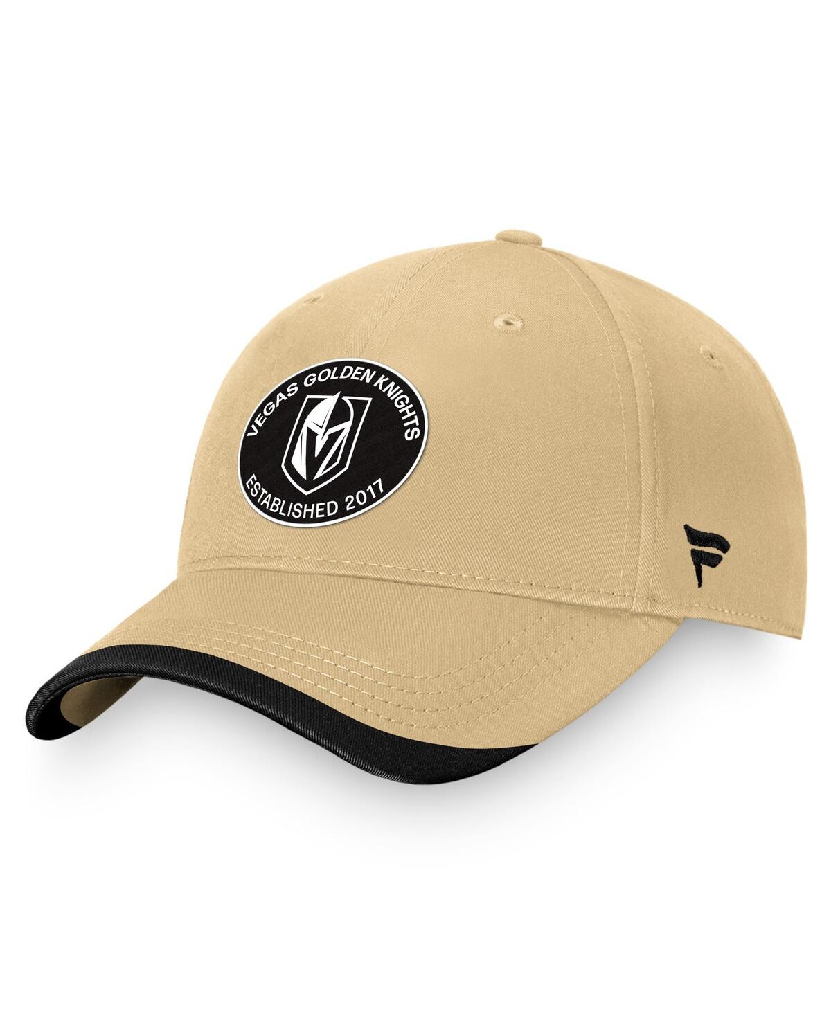 Fanatics Men's  Gold Vegas Golden Knights Fundamental Adjustable Hat