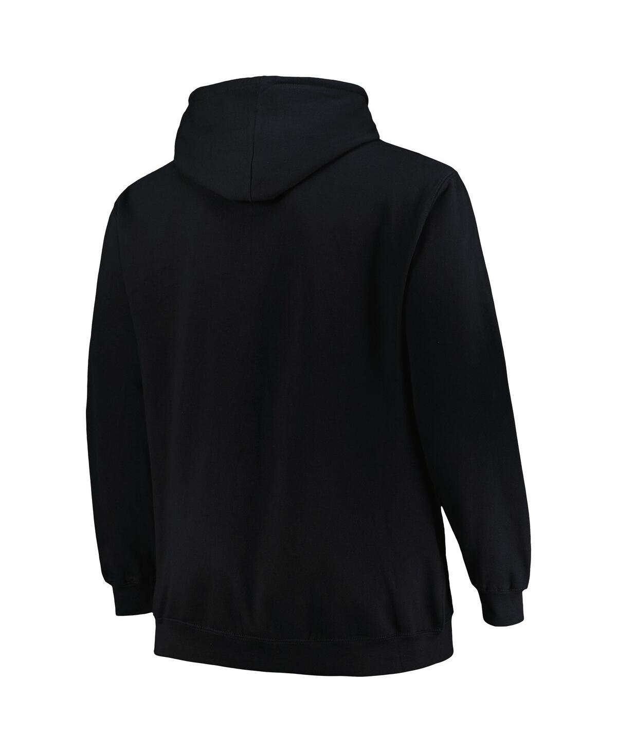 Men'sCleveland Cavaliers Big and Tall Heart and Soul Pullover Hoodie - Black