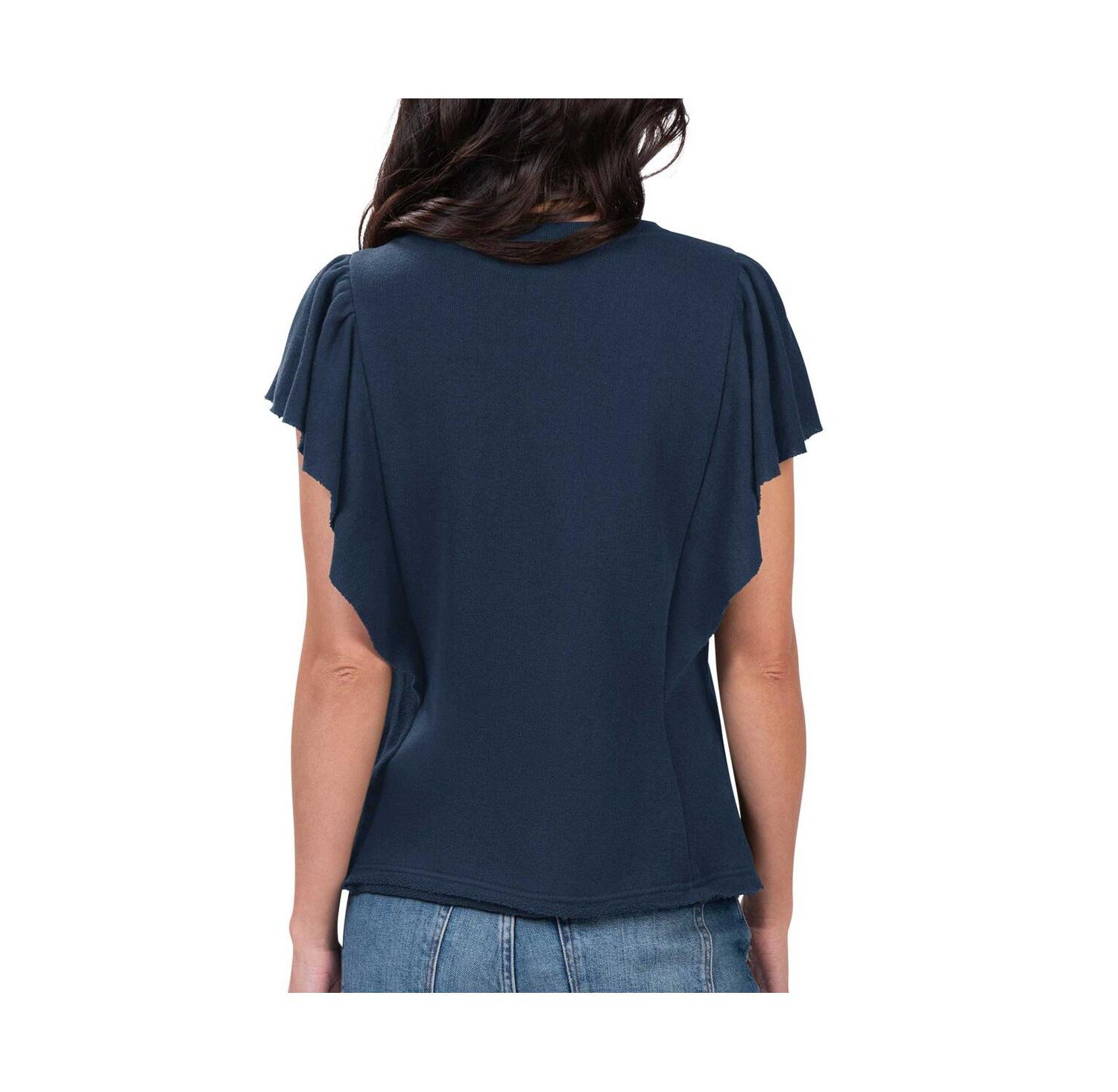 Women's Navy Houston Astros Crowd Wave T-shirt