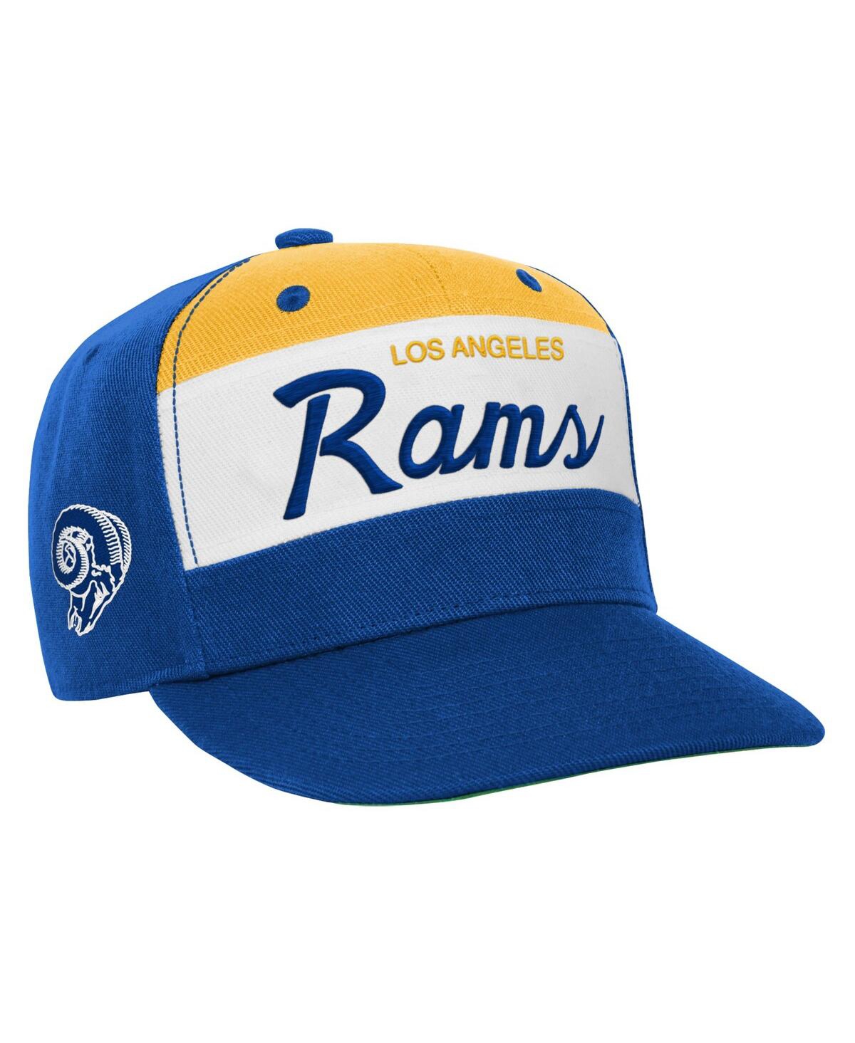 Mitchell & Ness Kids' Youth Boys And Girls  Royal Los Angeles Rams Retro Sport Snapback Hat
