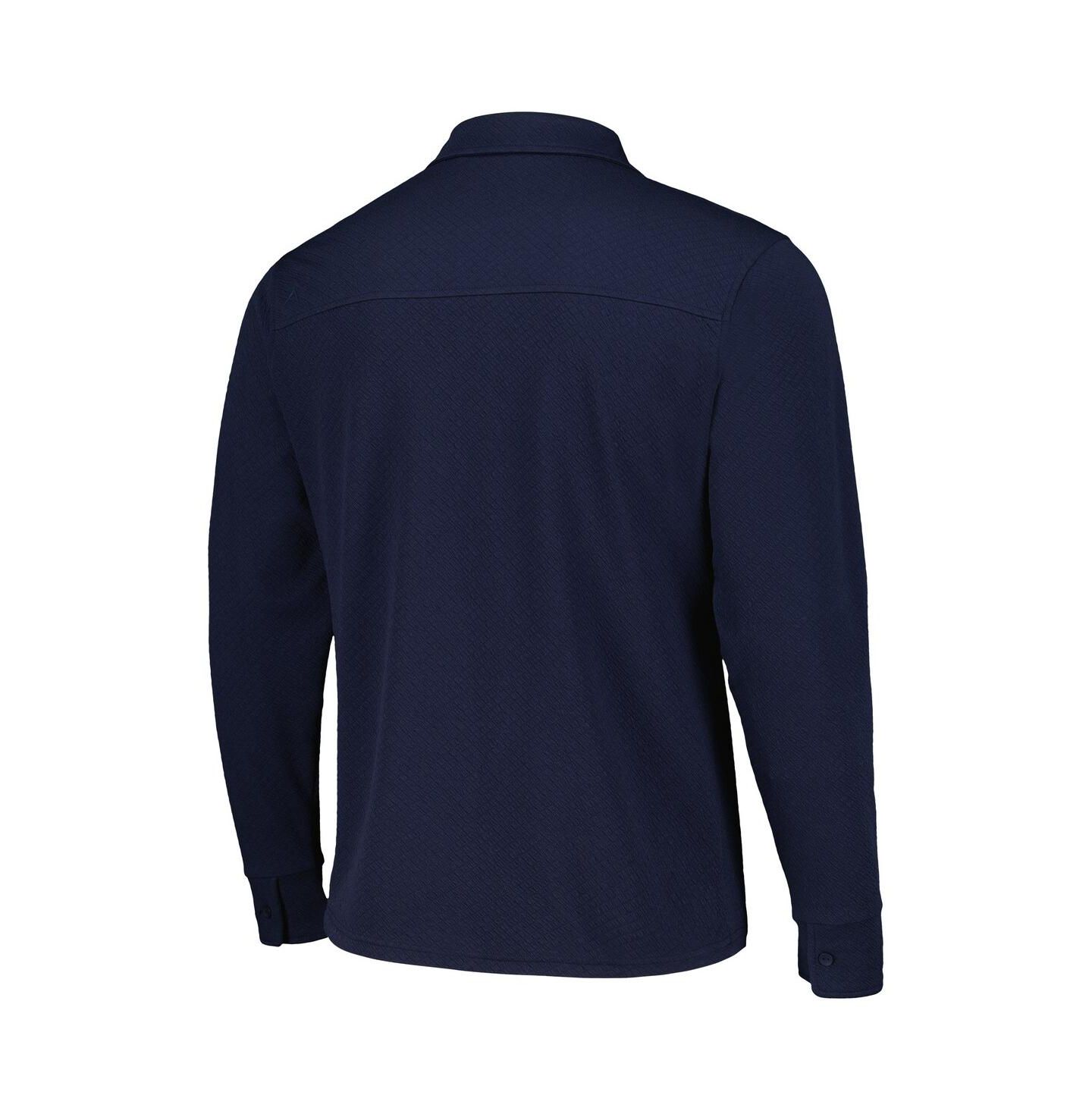 Мужские куртки Antigua Navy Philadelphia Union Streamer Diamond Button-Up Shacket — фото 4