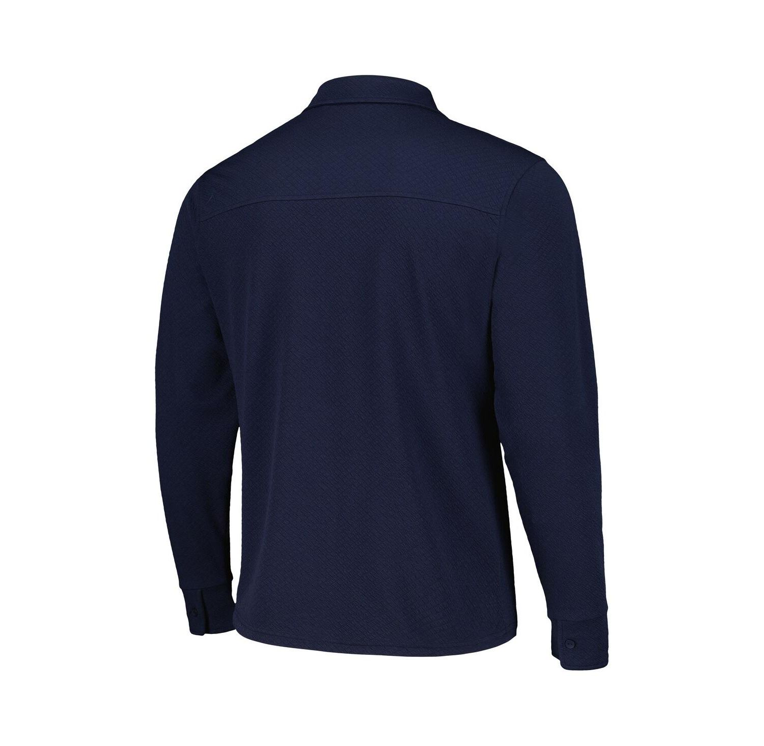 Men's Navy Philadelphia Union Streamer Diamond Button-Up Shacket