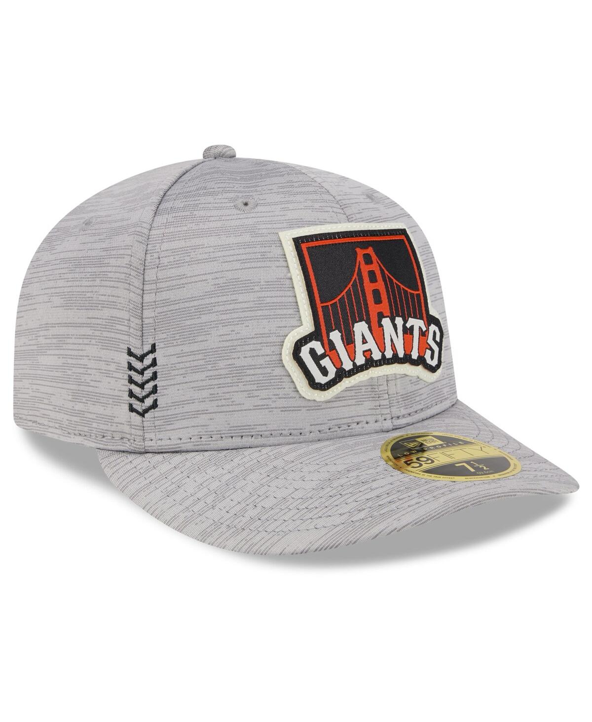 Shop New Era Men's  Gray San Francisco Giants 2024 Clubhouse Low Profile 59fifty Fitted Hat