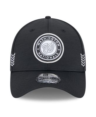 Men's Black Washington Nationals 2024 Clubhouse 39THIRTY Flex Fit Hat