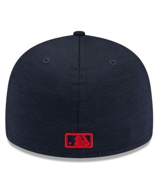 Men's Navy Atlanta Braves 2024 Clubhouse Low Profile 59FIFTY Fitted Hat