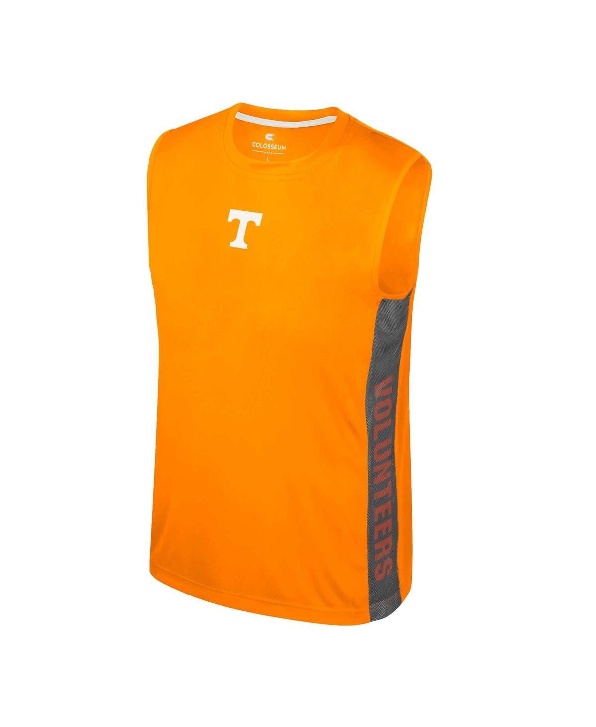 Shop Colosseum Youth Scarlet Ohio State Buckeyes Smak Talk Sleeveless T-shirt In Tennessee Orange