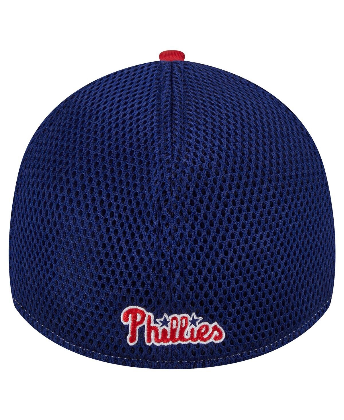 Shop New Era Men's  Red Philadelphia Phillies Neo 39thirty Flex Hat