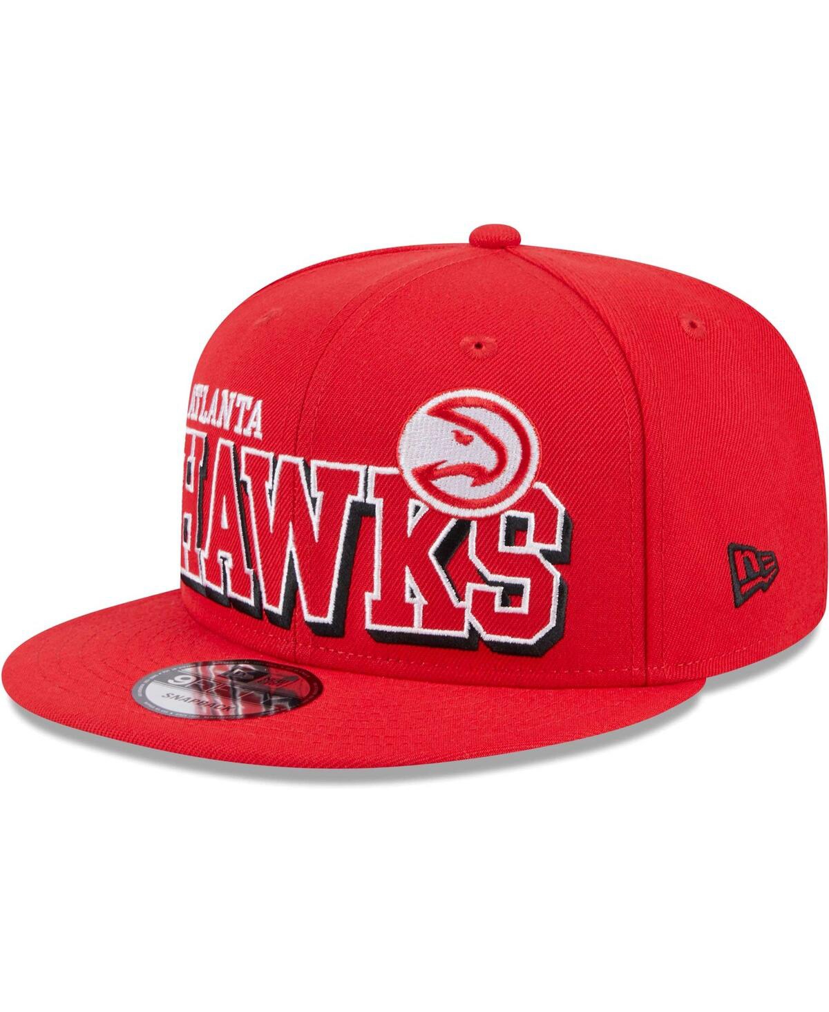 New Era Men's  Red Atlanta Hawks Gameday 59fifty Snapback Hat