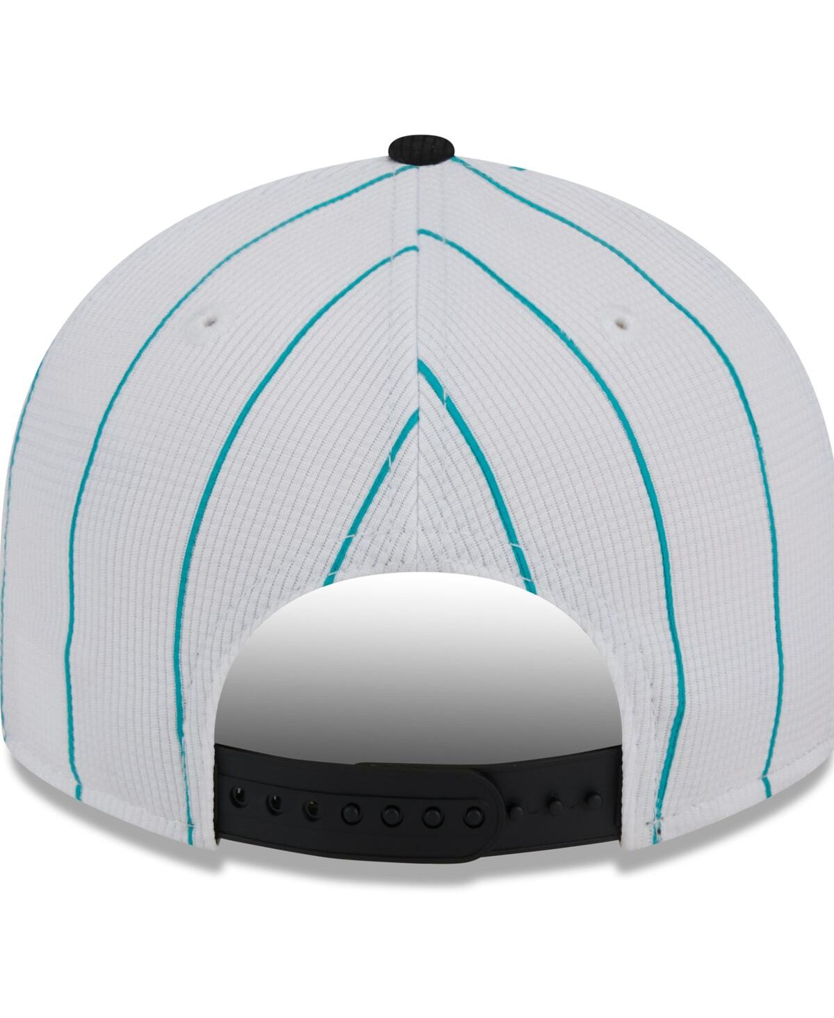 Men's New EraMiami Marlins 2024 Batting Practice Low Profile 9FIFTY Snapback Hat - White