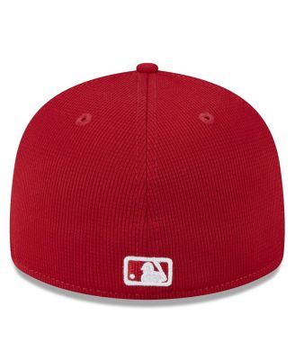 Men's White Cincinnati Reds 2024 Batting Practice Low Profile 59FIFTY Fitted Hat