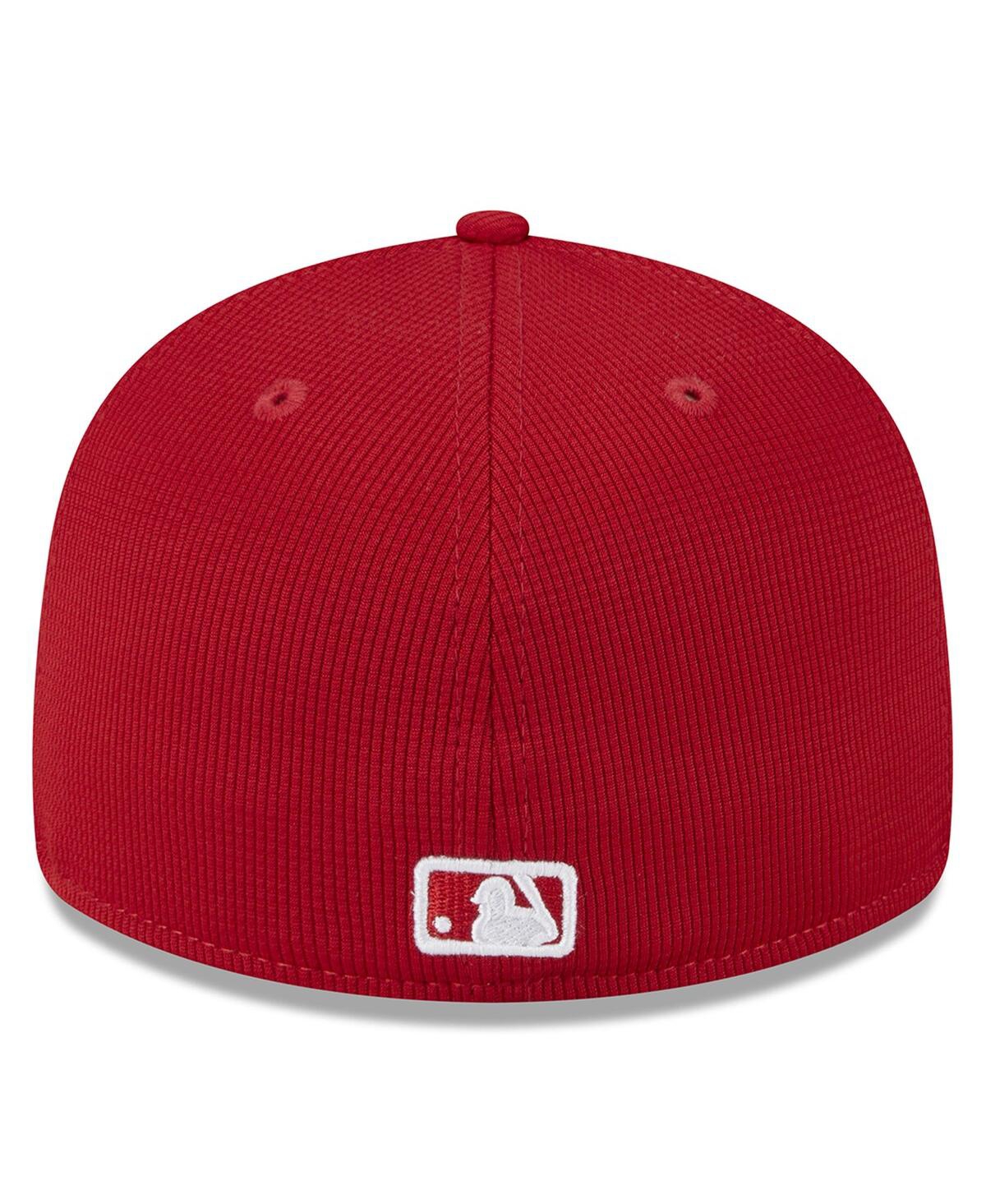 New Era White Cincinnati Reds 2024 Batting Practice Low Profile 59fifty Fitted Hat In White