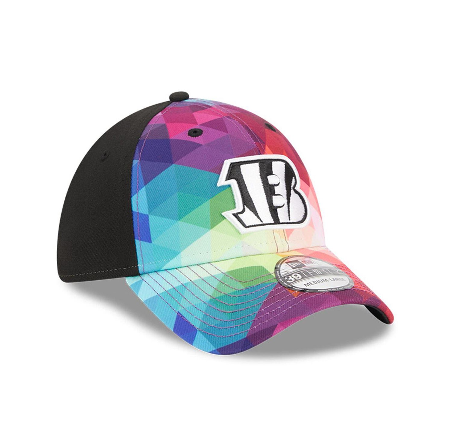Men's Pink Cincinnati Bengals 2023 NFL Crucial Catch 39THIRTY Flex Hat