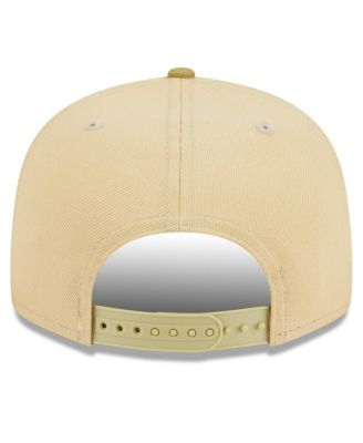Men's Khaki, Tan Philadelphia 76ers Green Collection 9FIFTY Snapback Hat