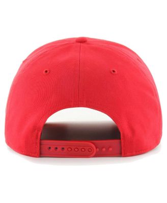 Men's Red Chicago Bulls Overhand Logo Hitch Adjustable Hat