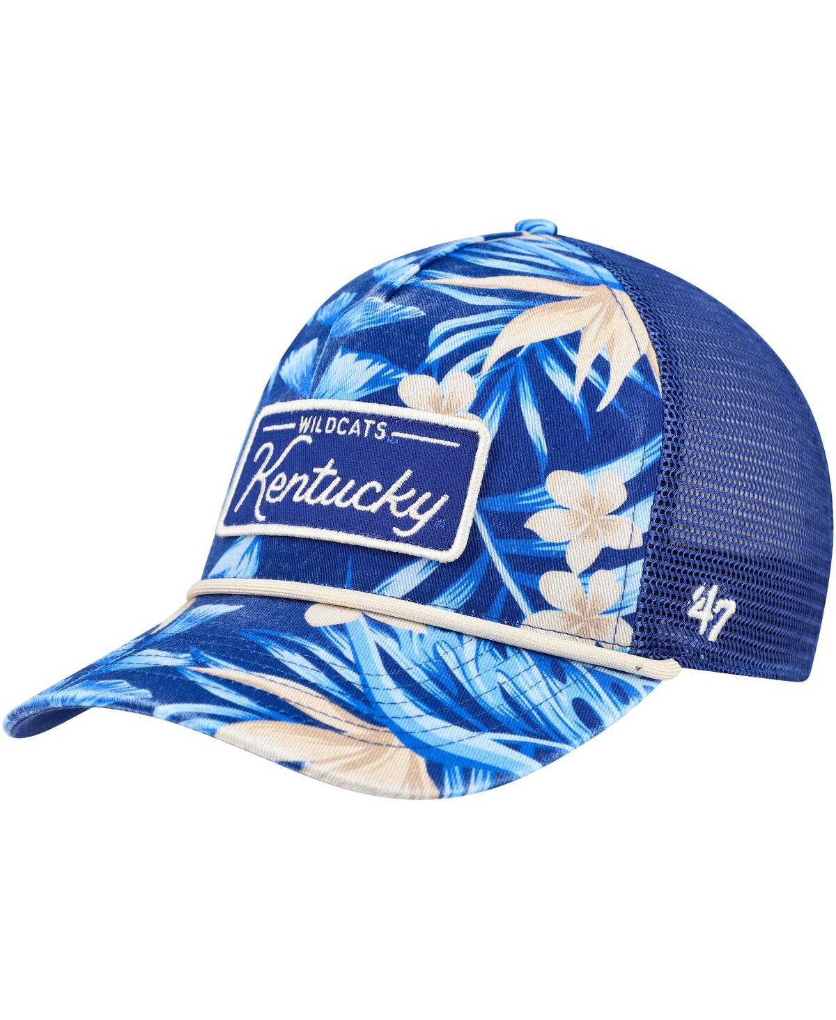 47 Brand Men's ' Royal Kentucky Wildcats Tropicalia Hitch Adjustable Hat