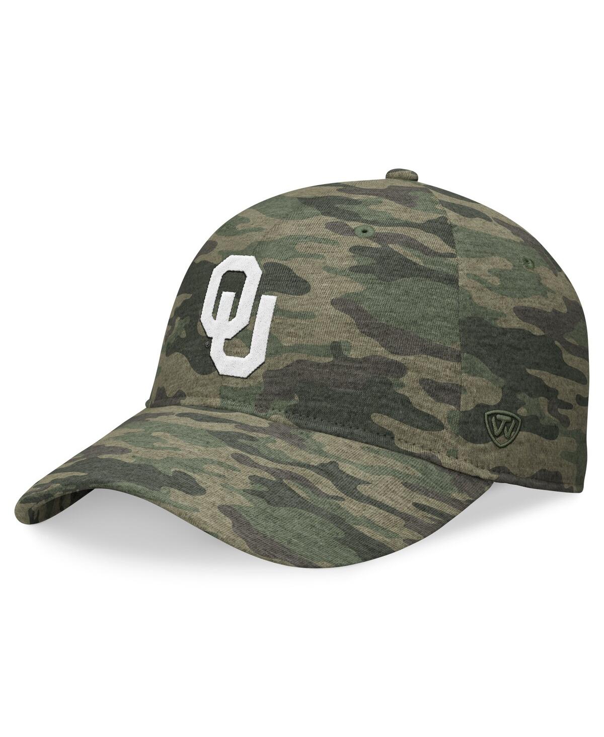 Top Of The World Men's  Camo Oklahoma Sooners Oht Military-inspired Appreciation Hound Adjustable Hat