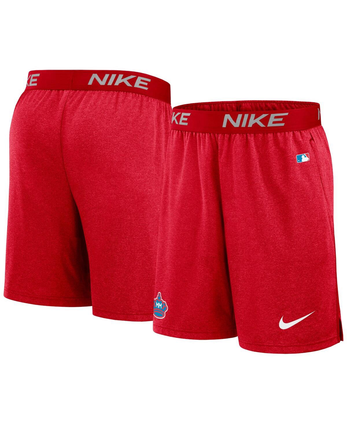 Nike Men's  Red Miami Marlins City Connect Performance Practice Shorts