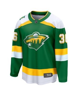 Men's Mats Zuccarello Green Minnesota Wild Alternate Premier Breakaway Player Jersey