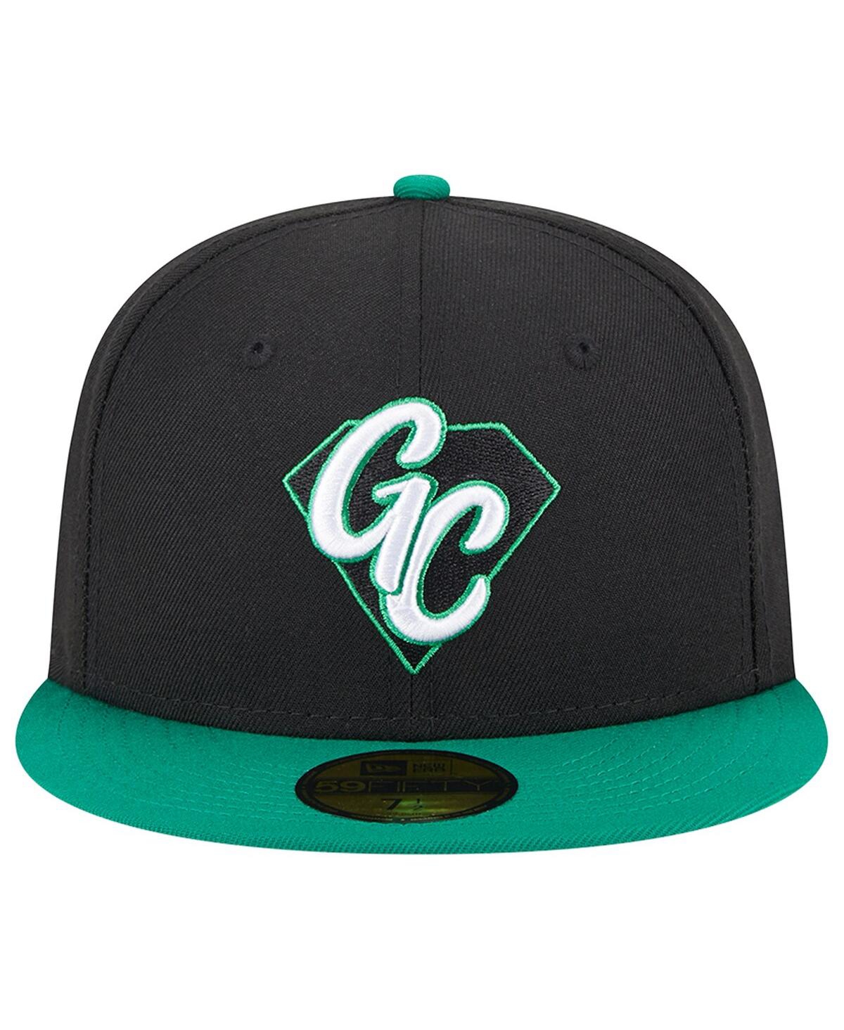 Men's New EraDayton Dragons Theme Nights Gem City 59FIFTY Fitted Hat - Black