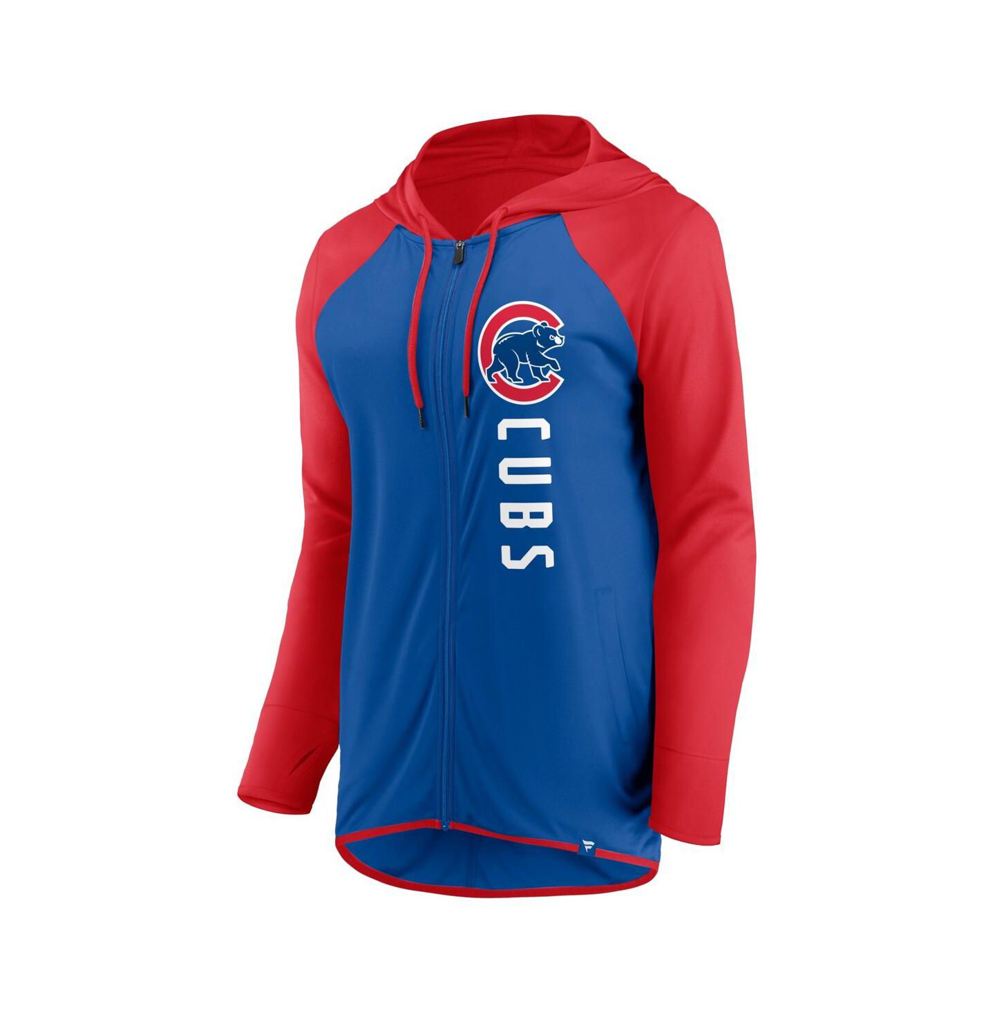Женская куртка Fanatics Royal, Red Chicago Cubs Forever Fan Full-Zip Hoodie Jacket — фото 3
