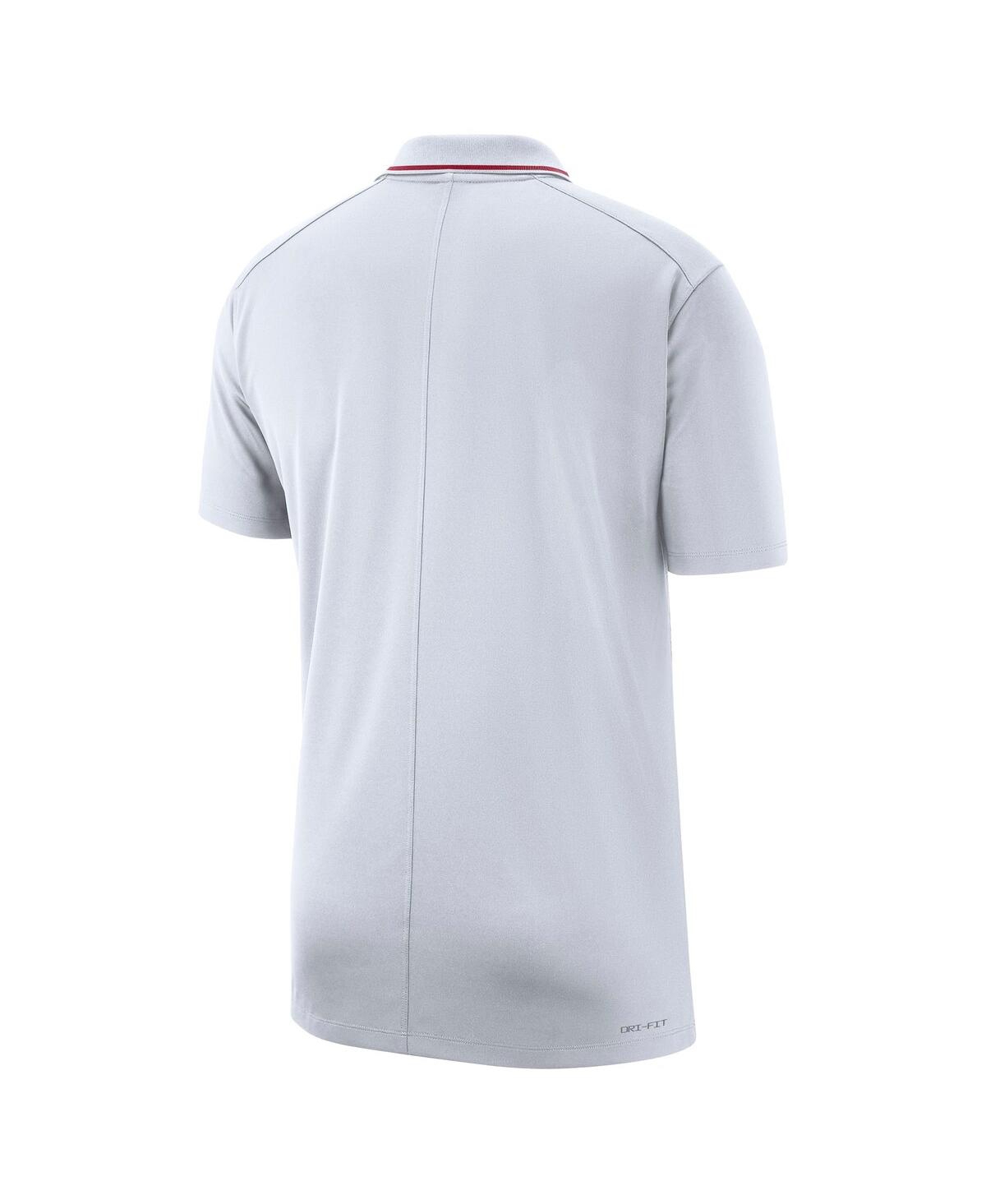Shop Nike Men's  White Arkansas Razorbacks 2023 Coaches Performance Polo Shirt