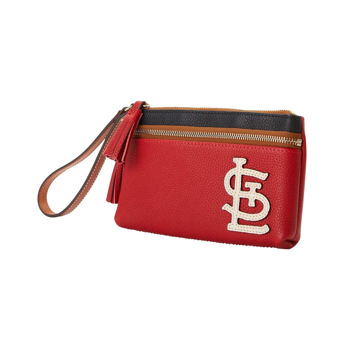 Кошелёк Dooney & Bourke St. Louis Cardinals Infield Double-Zip Wristlet — фото 1