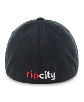 Men's Black Portland Trail Blazers Classic Franchise Fitted Hat