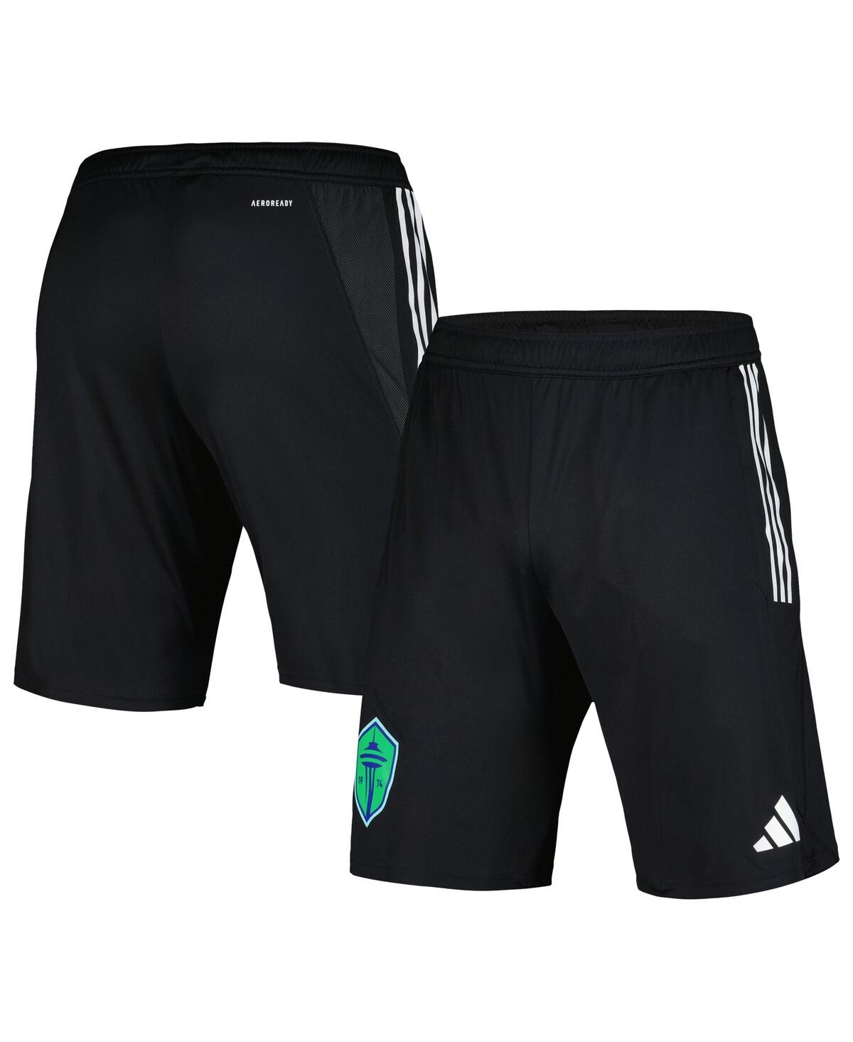 Adidas Originals Men's Adidas Black Seattle Sounders Fc 2024 On-field Aeroready Training Shorts